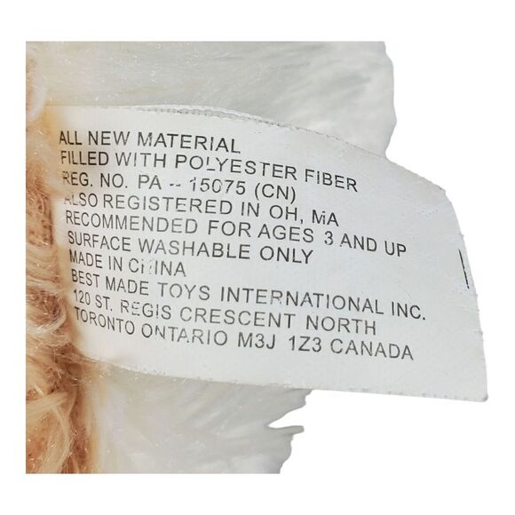 Bunny Rabbit Plush Easter Spring Tan Long Ears Shaggy Large Feet Best Made Toys - Picture 13 of 13